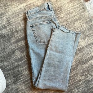 Sky-High straight leg jeans